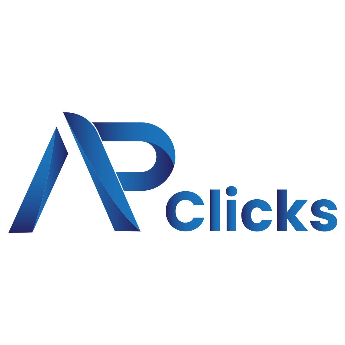 Blue logo AP Clicks